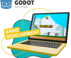Godot.  Основа создания легендарных игр - КИБЕРшкола программирования для детей, компьютерные курсы для школьников, начинающих и подростков - KIBERone г. Дмитров