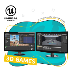 Unreal Engine 4. Игровой движок - КИБЕРшкола программирования для детей, компьютерные курсы для школьников, начинающих и подростков - KIBERone г. Дмитров