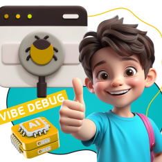 Тестирование & Vibe Debug. Охотники за багами - КИБЕРшкола программирования для детей, компьютерные курсы для школьников, начинающих и подростков - KIBERone г. Дмитров