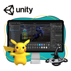 Мир игр на Unity 2D на популярном движке + AI-помощники - КИБЕРшкола программирования для детей, компьютерные курсы для школьников, начинающих и подростков - KIBERone г. Дмитров