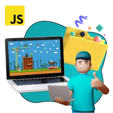 JavaScript + AI. Проектное обучение + геймификация + AI-помощники - КИБЕРшкола программирования для детей, компьютерные курсы для школьников, начинающих и подростков - KIBERone г. Дмитров